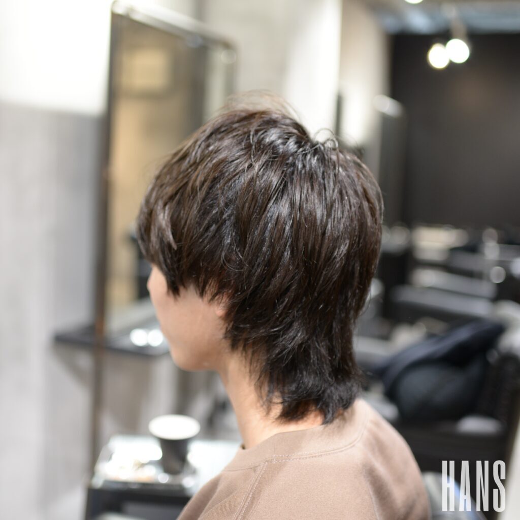 メンズヘアのトレンドのマッシュウルフ/美容室ハンス名古屋