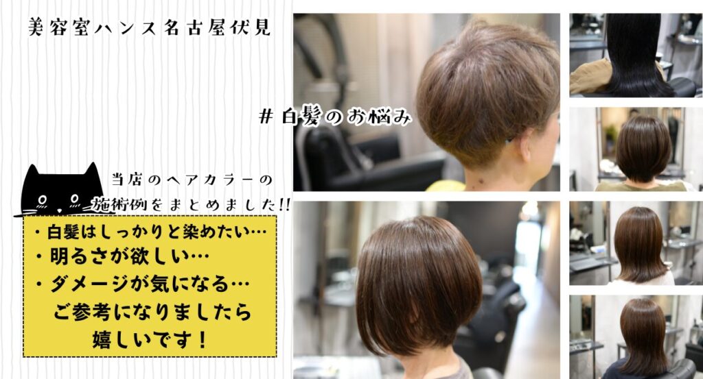 白髪のお悩み似合わせたヘアカラー施術例のまとめ