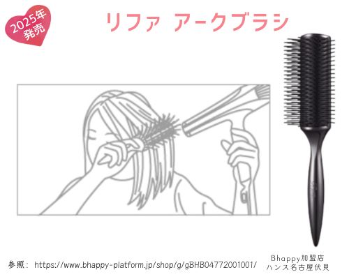 リファアークブラシの使い方