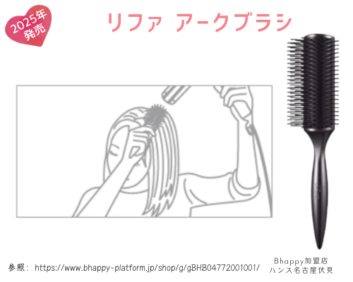 リファアークブラシの使い方