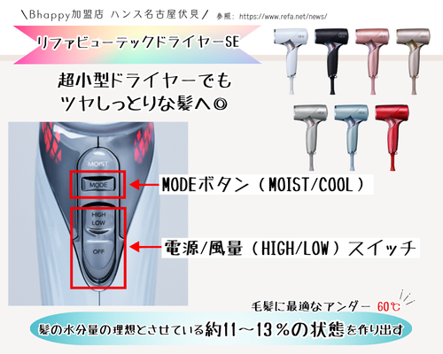 リファビューテックドライヤーSE