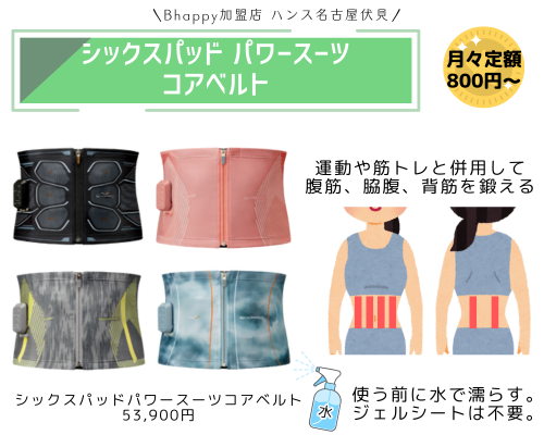 シックスパッドパワースーツコアベルト
