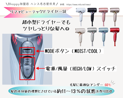 リファビューテックドライヤーSE