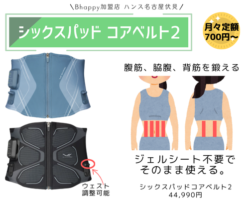 徹底比較】 シックスパッド の効果は？メディカルコア・コアベルト2