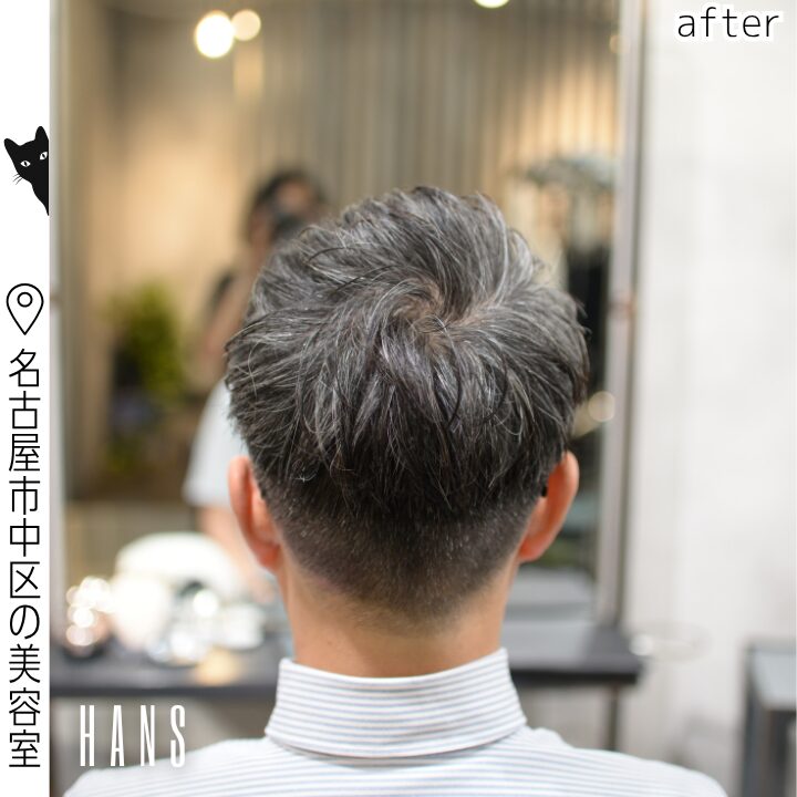 ビジネスマンに人気なツーブロックメンズヘアカット/美容室ハンス名古屋