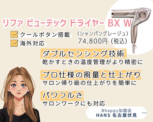 リファビューテックドライヤーBXWの紹介