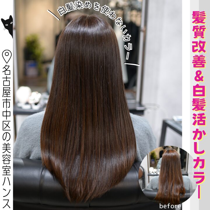春に向けたロングヘアのメンテナンス/美容室ハンス名古屋