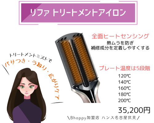 リファトリートメントアイロン